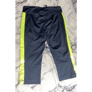 Danskin grey and lime green leggings